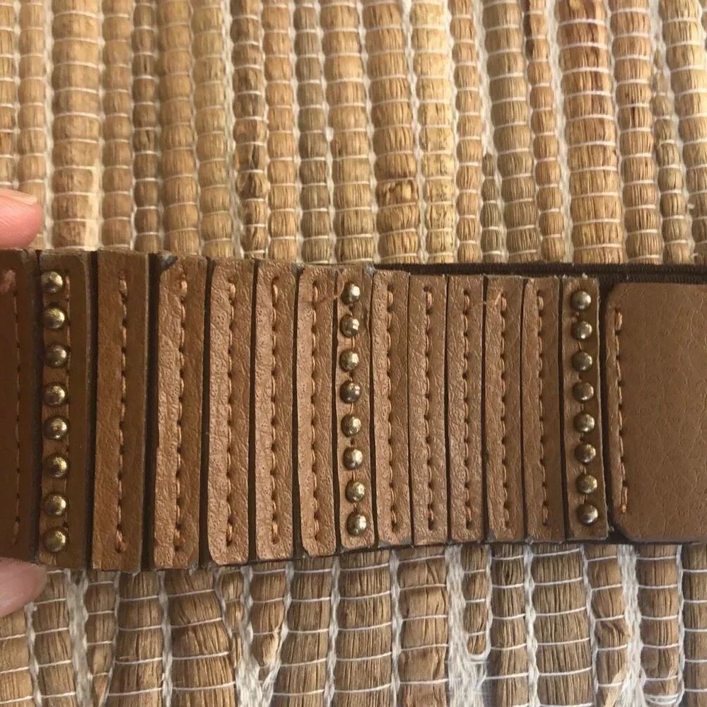 Michael Kors, brown and gold belt size S - Picture 3 of 8
